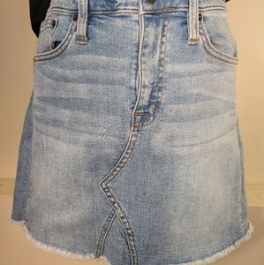 J. Crew Mercantile Mini Denim Jean Skirt sz 6